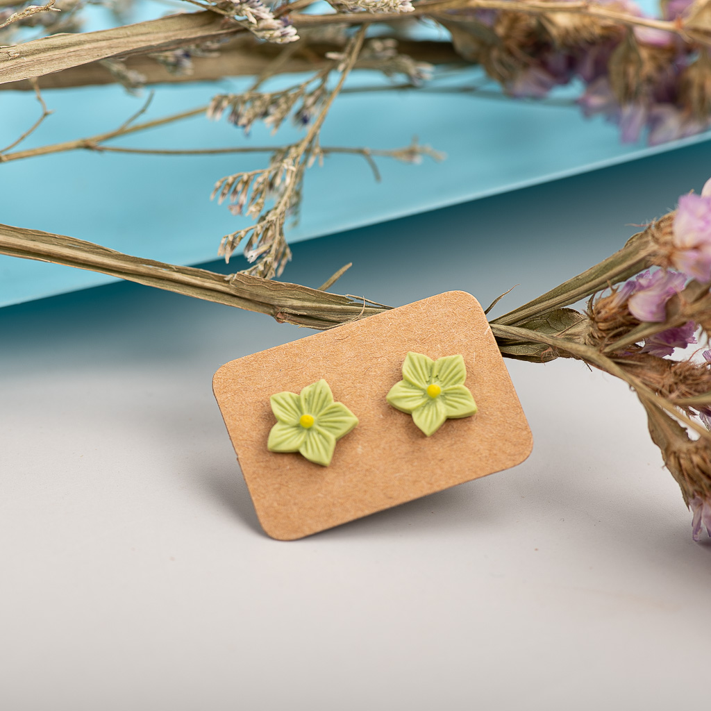 Cute Little Flowers Of Forest Elements Earrings