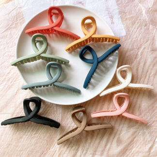 Solid Hair Claw Clips