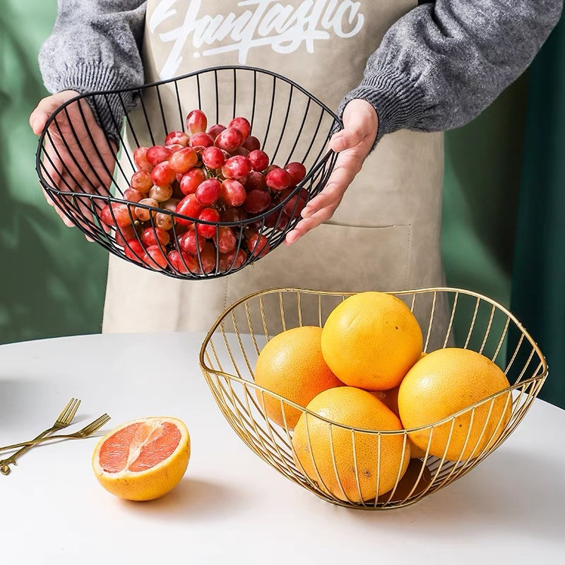 Simple Modern Iron Fruit Basket Fruit Container Bowl - Image 3