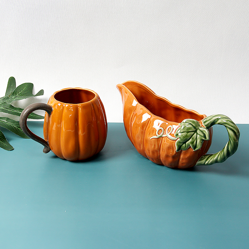 Halloween Pumpkin Ceramic Mug - Image 2