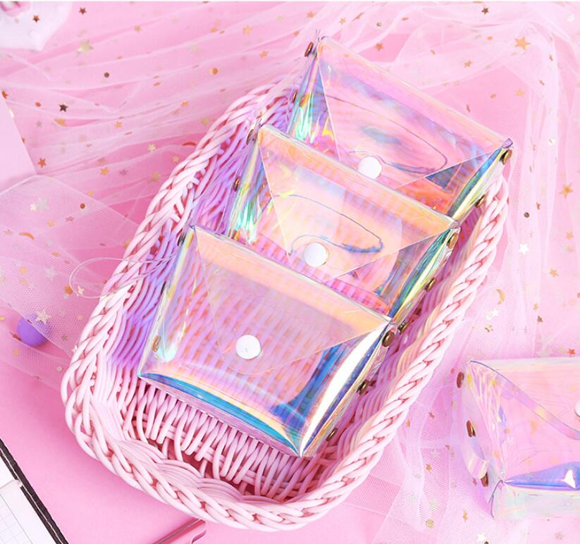 Women Transparent PVC Coin Purse Small Wallet - Image 3