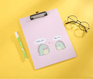 Clip A4 Document Board Fresh Cartoon