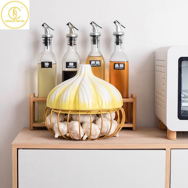 Garlic Storage Basket Creative Egg Fruit Basket - Image 2