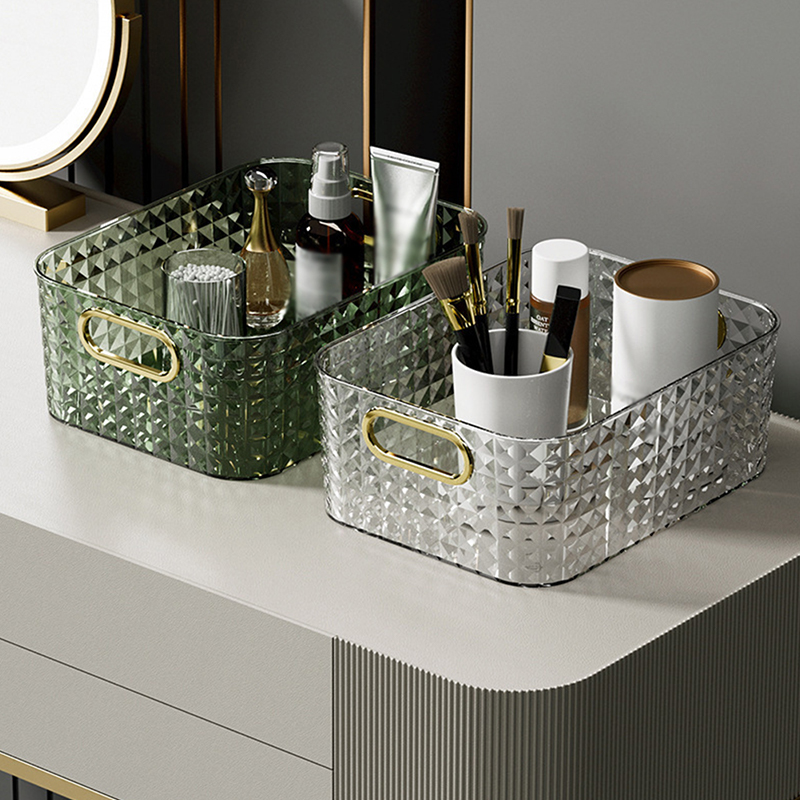 Organizer Storage Box Luxury Plastic Green - Image 2