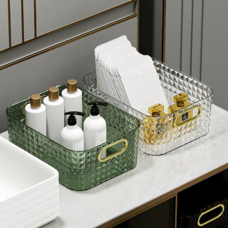 Organizer Storage Box Luxury Plastic Green