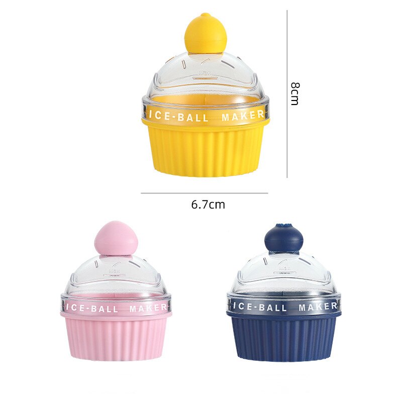 Ice-Cream Mold Cake Ice Hockey, Yellow - Image 3