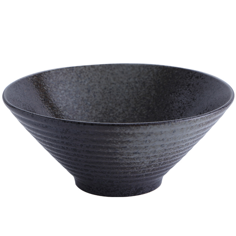 Japanese Creative Vintage Black Pearl Ceramic Bowl - Image 5