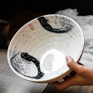 Japanese Style 7.5 Inch Ramen Ceramic Bowl