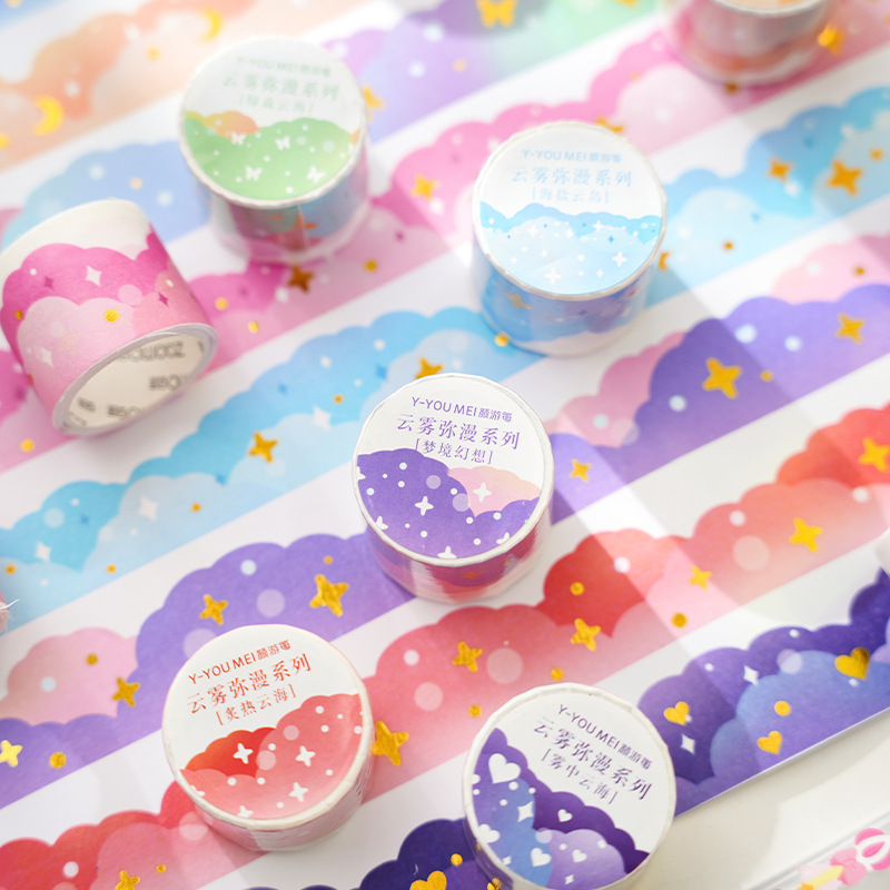 Cute Cloud Style Washi Tapes Craft For DIY Scrapbooking - Image 2