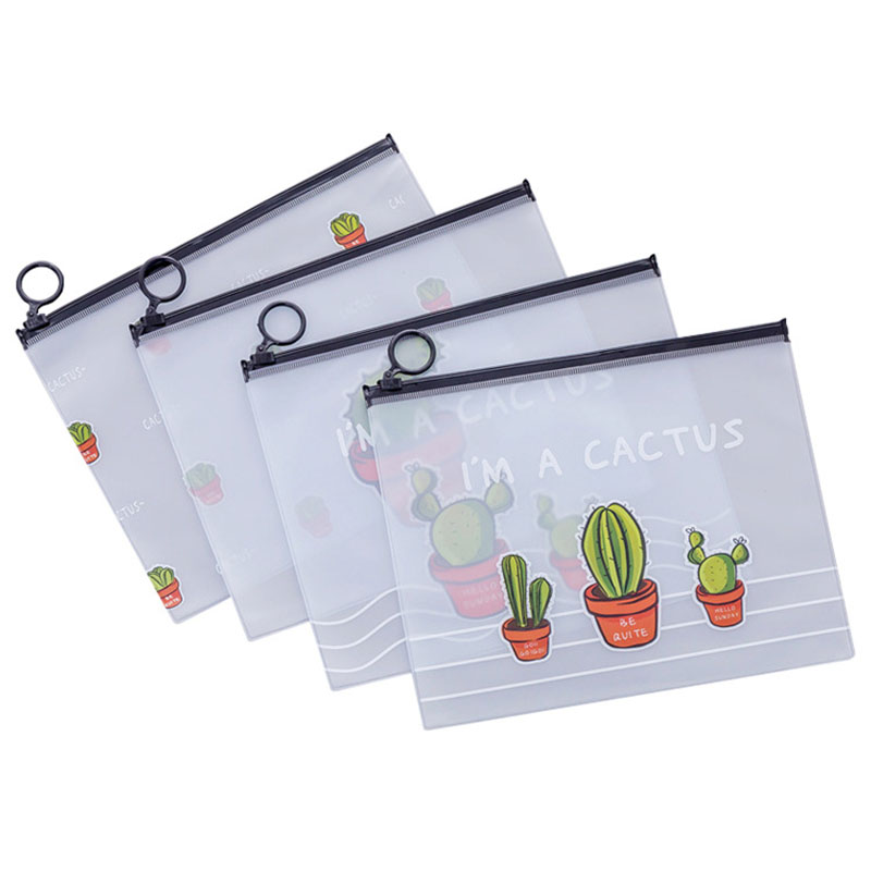 Kawaii Cactus Transparent Pencil Case For Kids - Image 5
