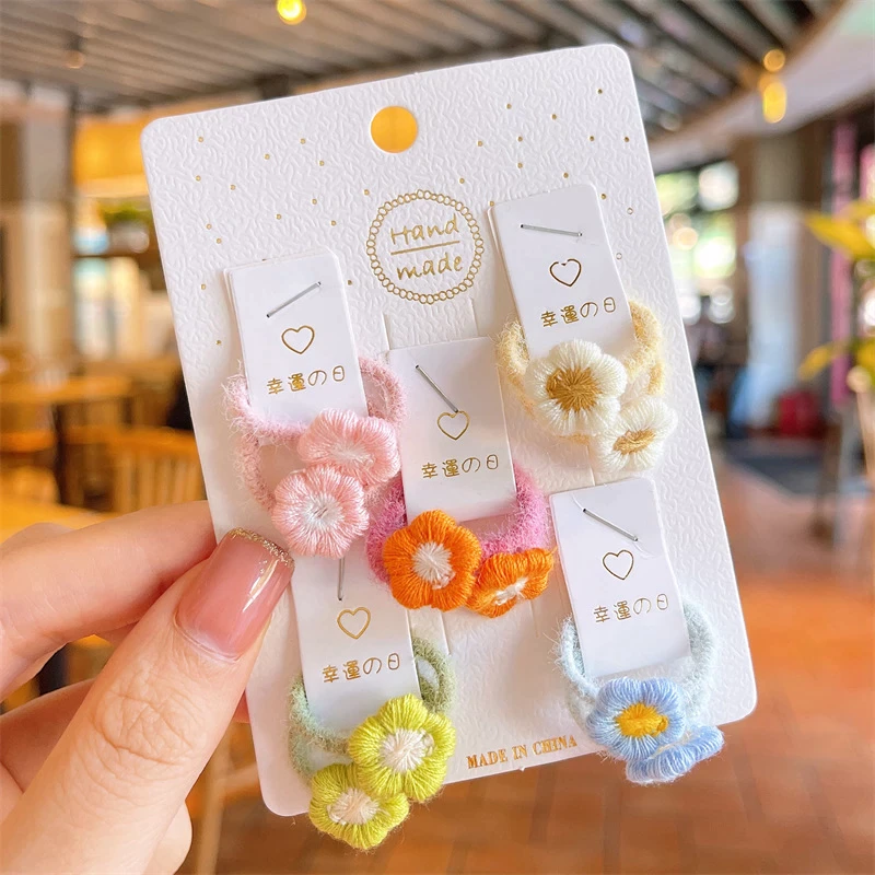 Kawaii Flower Bowknot Princess Baby Scrunchies ST1