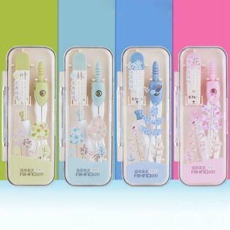 4PCS Metal Drawing Compass With 0.7mm Lead Refill