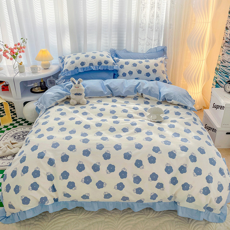 Kawaii Princess Pure Cotton Bedding Set, Full Size - Image 2