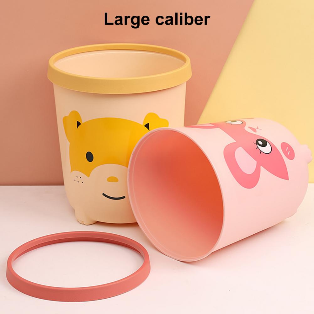 Trash Can Waste Bin Cute Rubbish Bucket, Set of 2 - Image 3