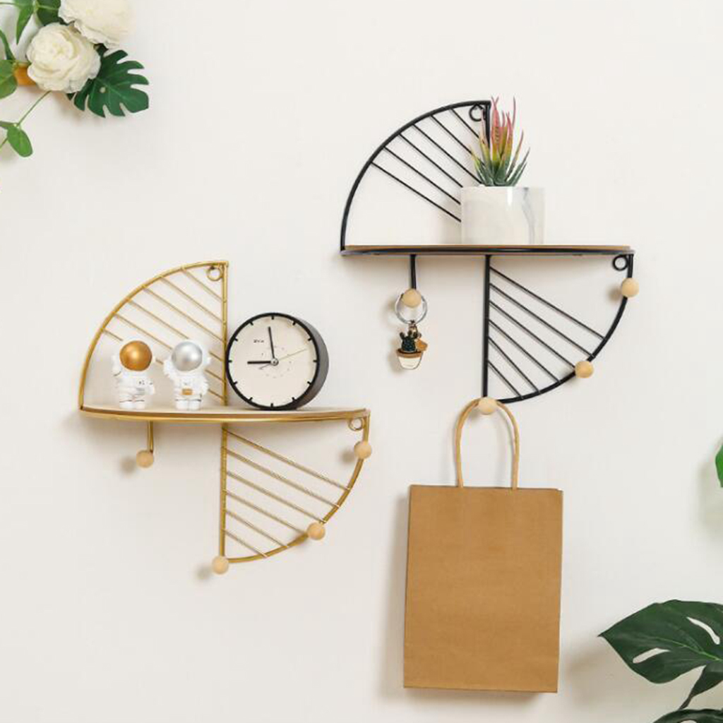 Elegant Design Wall Shelf Storage Key Rack Home Decoration - Image 4