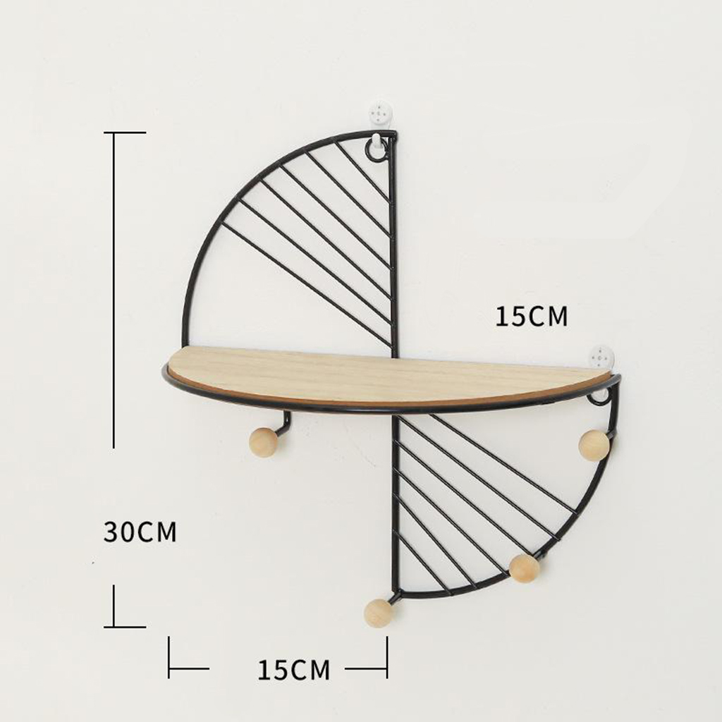 Elegant Design Wall Shelf Storage Key Rack Home Decoration - Image 5