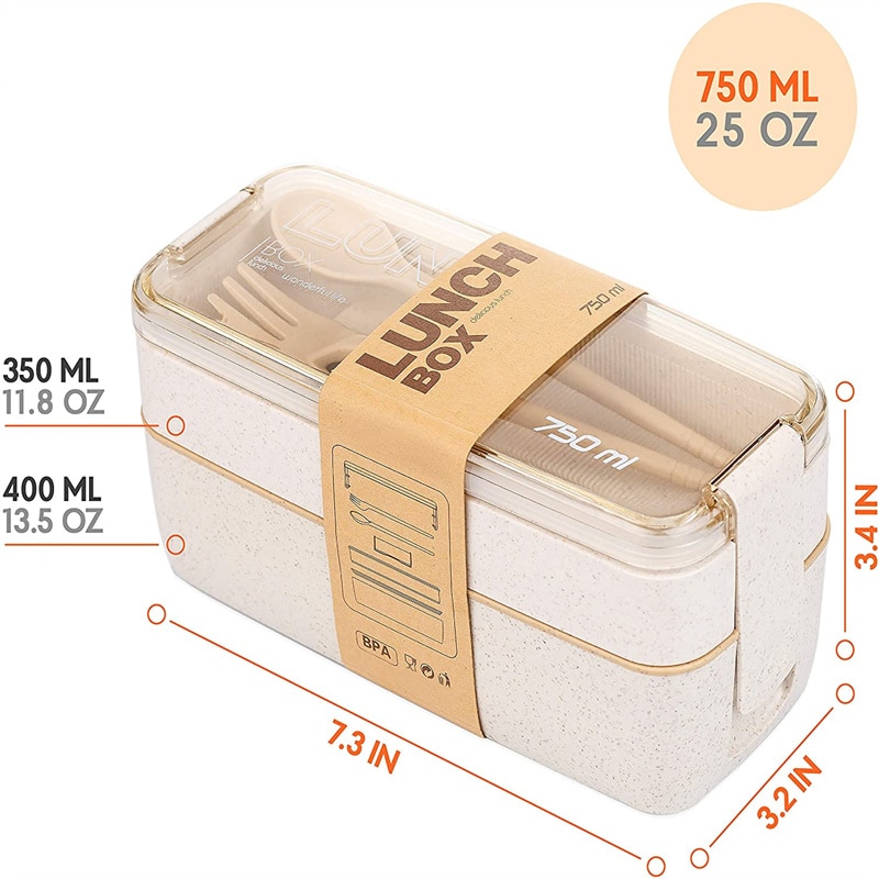 Microwave Safe Bento Lunch Box Containers - Image 3