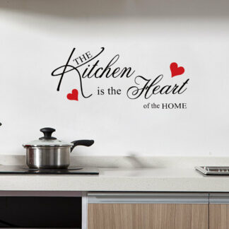 The Kitchen Is Heart Home Wall Stickers