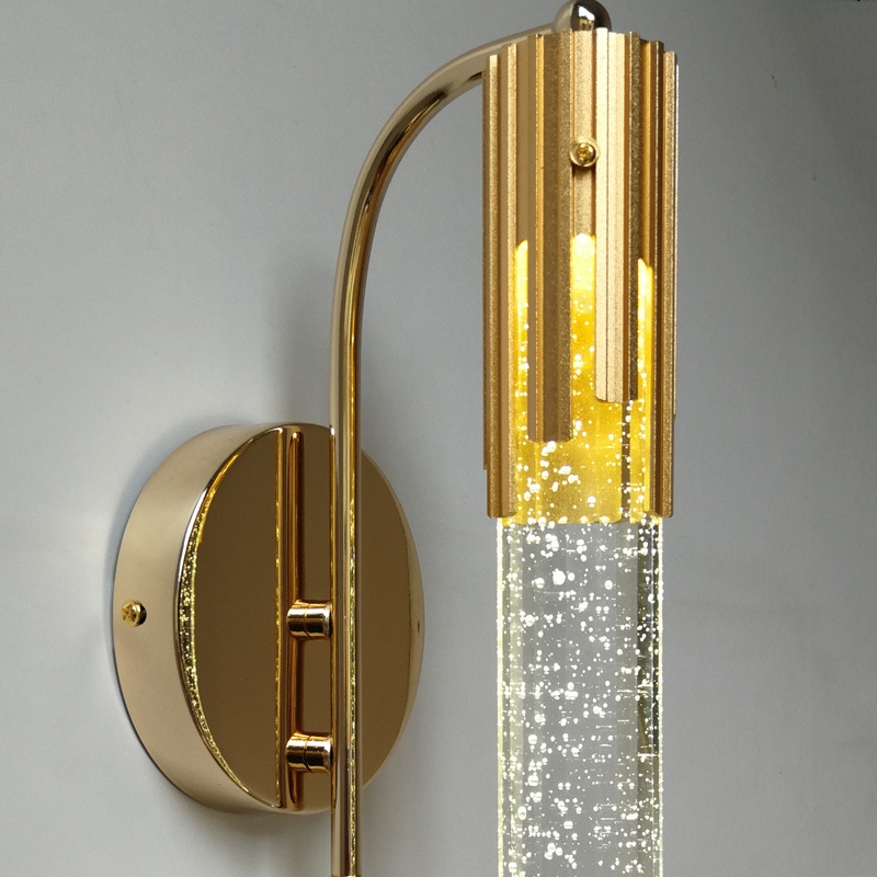 LED Crystal Sconce Lamps Modern Living Room Wall Lights - Image 3