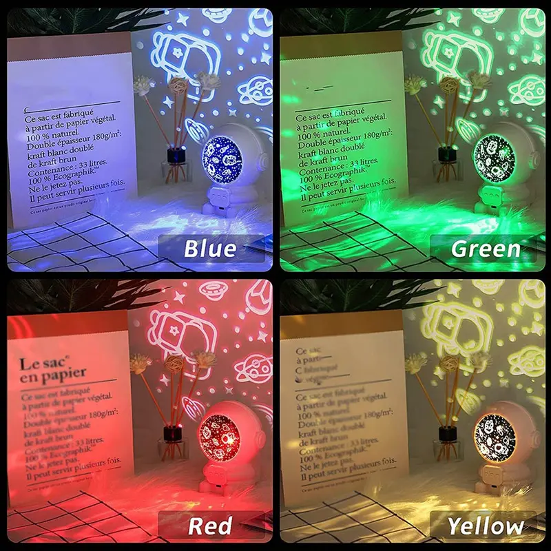 Spaceman LED Night Light Projector for Room Bedroom Decoration - Image 3