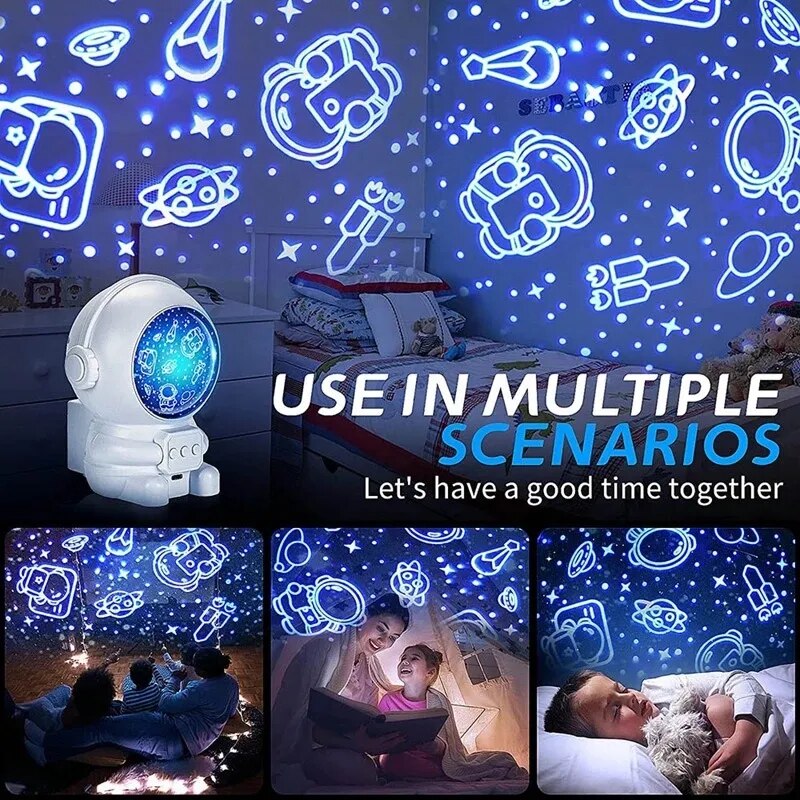 Spaceman LED Night Light Projector for Room Bedroom Decoration - Image 4