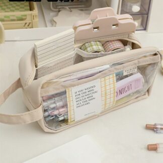 Large Capacity Transparent Pencil Bag