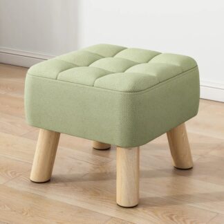 Living Room Chairs Vanity Stool Wooden Green