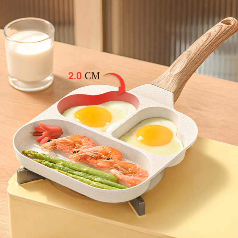 Heart-Shape Non-Stick Frying Pan Thickened Omelet Pan Breakfast Maker - Image 5