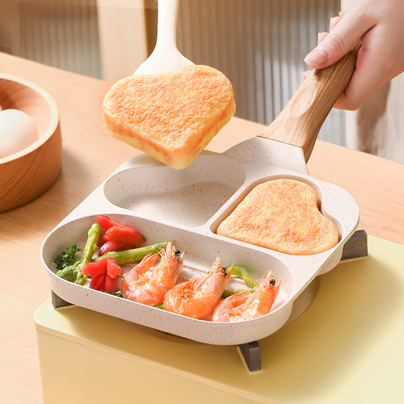 Heart-Shape Non-Stick Frying Pan Thickened Omelet Pan Breakfast Maker