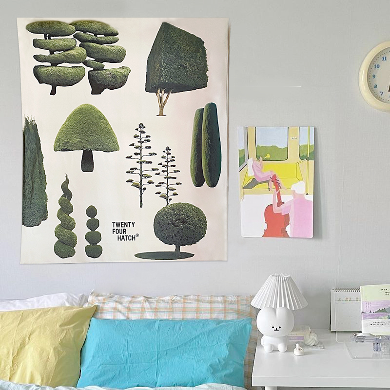 Lovely Trees Wall Hanging Tapestry Plants for Aesthetic Home Decor - Image 4
