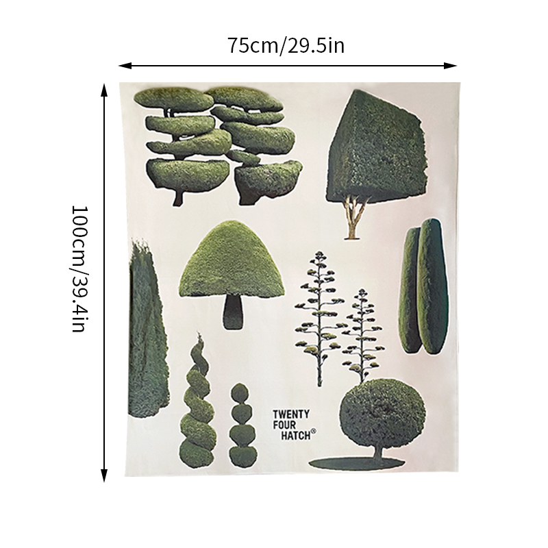 Lovely Trees Wall Hanging Tapestry Plants for Aesthetic Home Decor - Image 6