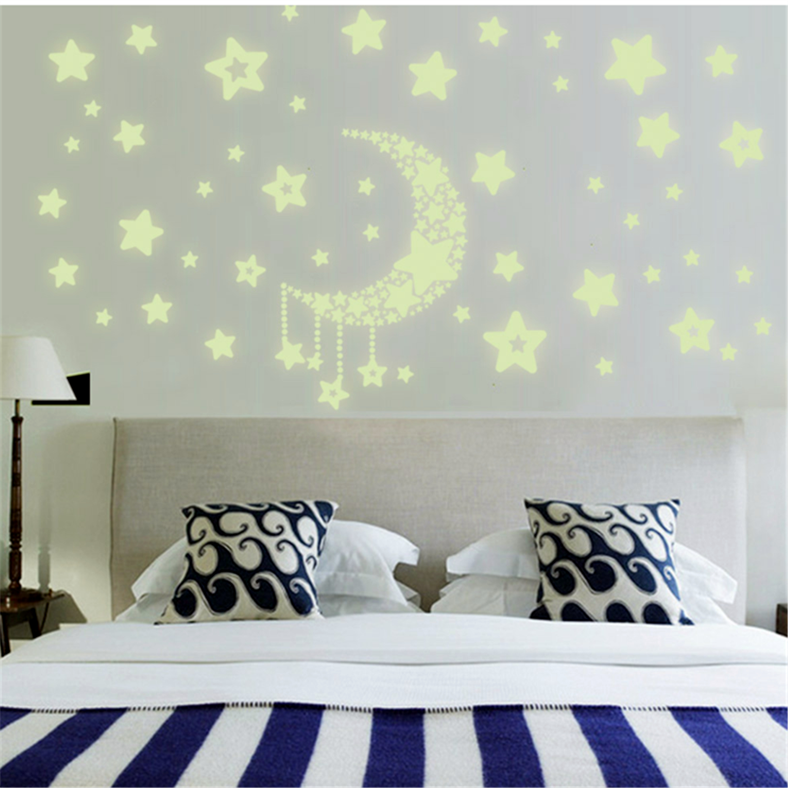 Luminous Stars Moon Fluorescent Wall Stickers - Image 5