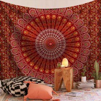 Boho Style Mandala Tapestry Wall Hanging