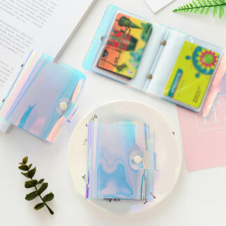 Mini Laser Transparent Pocket Photo Album