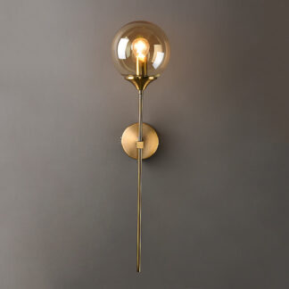 Modern Glass Wall Lamp Creative Golden Sconces Lighting