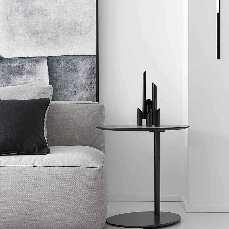 Modern Nordic Vase Minimalist Flower Pot Black - Image 2