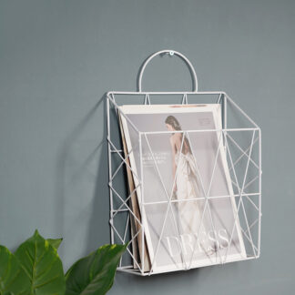 Modern Wall Mounted Rack, Magazines Newspaper Display Shelf