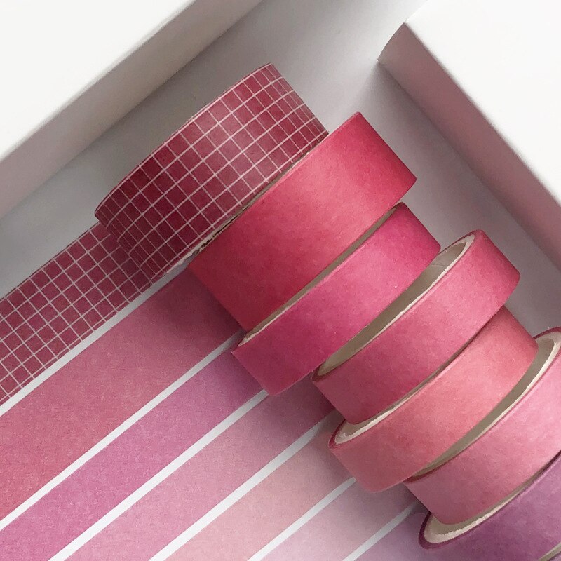 Pure Color Basic Style Decoration Washi Masking Tape - Image 2