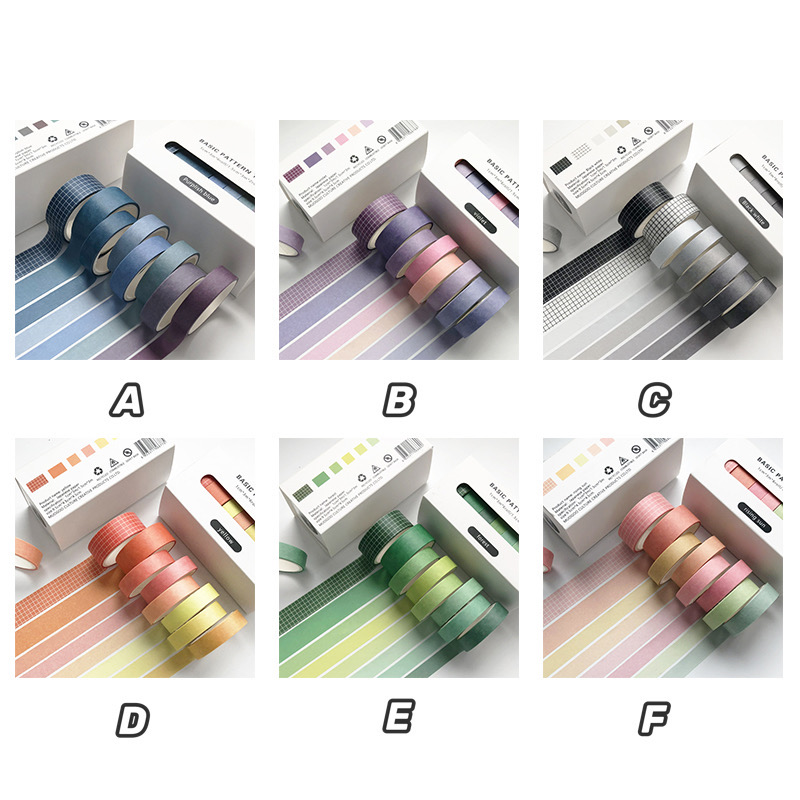 Pure Color Basic Style Decoration Washi Masking Tape - Image 4