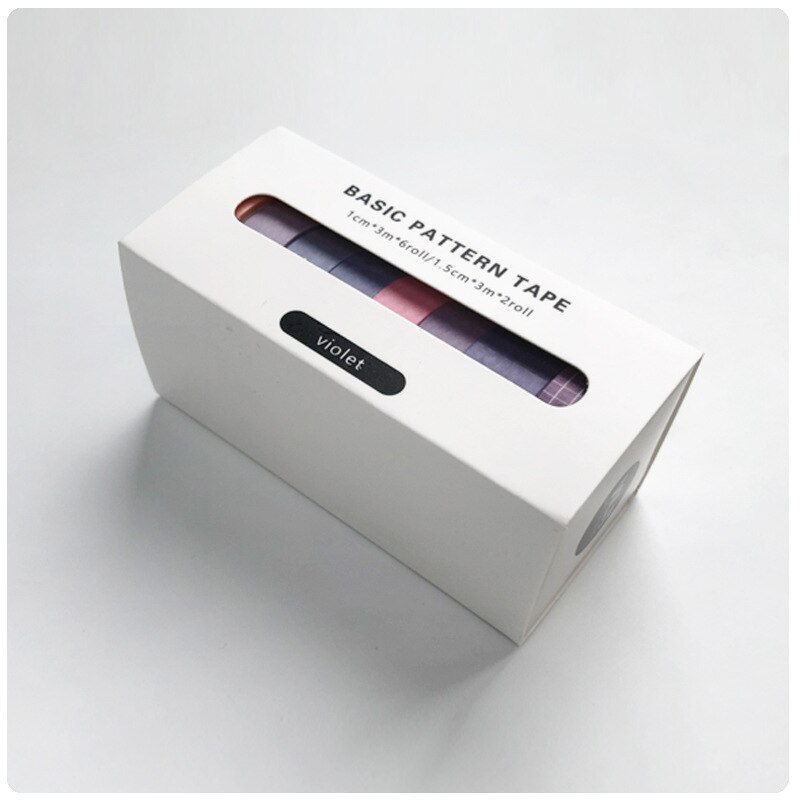 Pure Color Basic Style Decoration Washi Masking Tape - Image 6