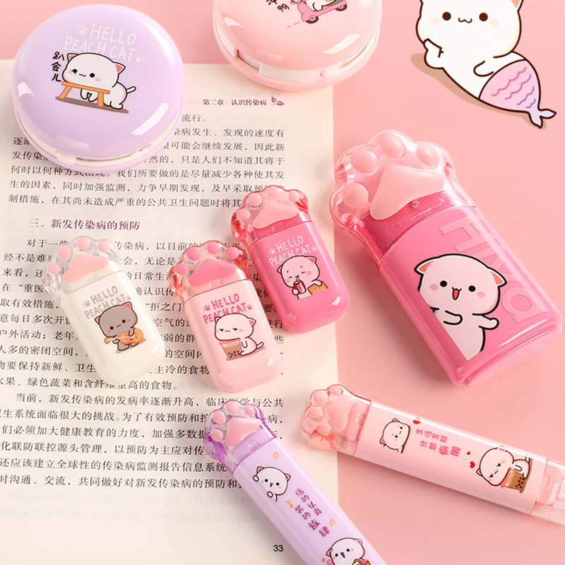 Cat Paw Double Sided Tape, Pink - Image 2