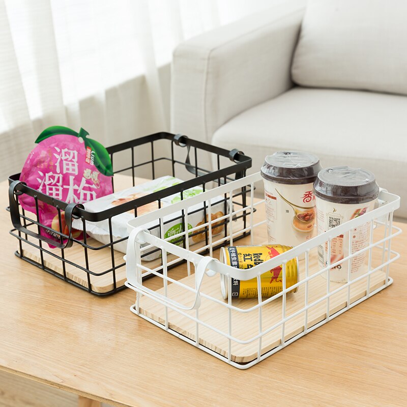 Multi-Size Simple Wrought Iron Storage Basket - Image 2