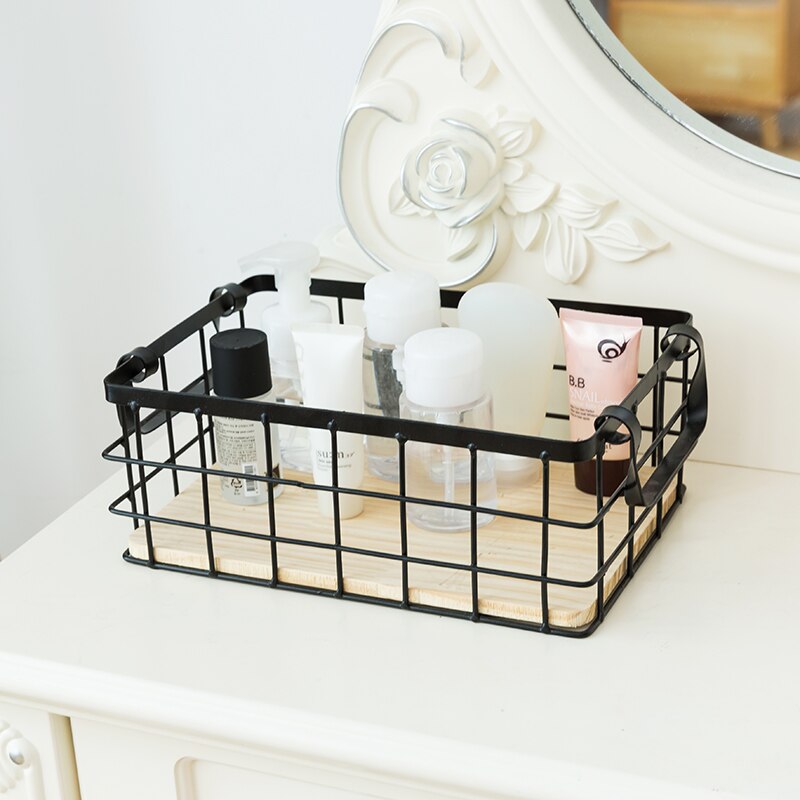 Multi-Size Simple Wrought Iron Storage Basket - Image 4