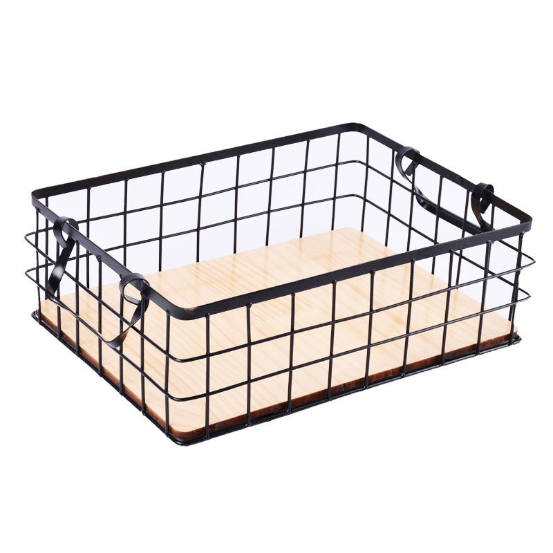 Multi-Size Simple Wrought Iron Storage Basket - Image 6