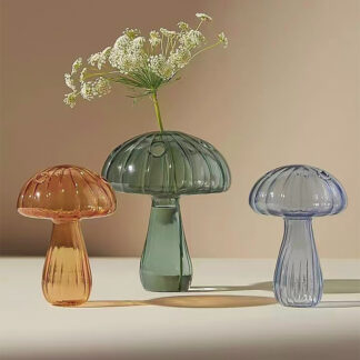Mushroom Glass Vase Aromatherapy Creative Home Decor