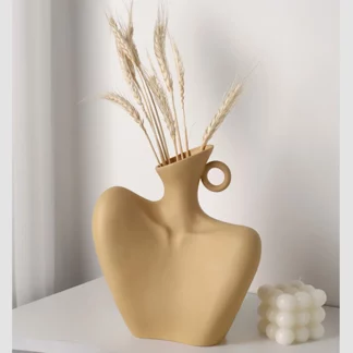 Ceramic Abstract Flower Vase Nordic Art Vase