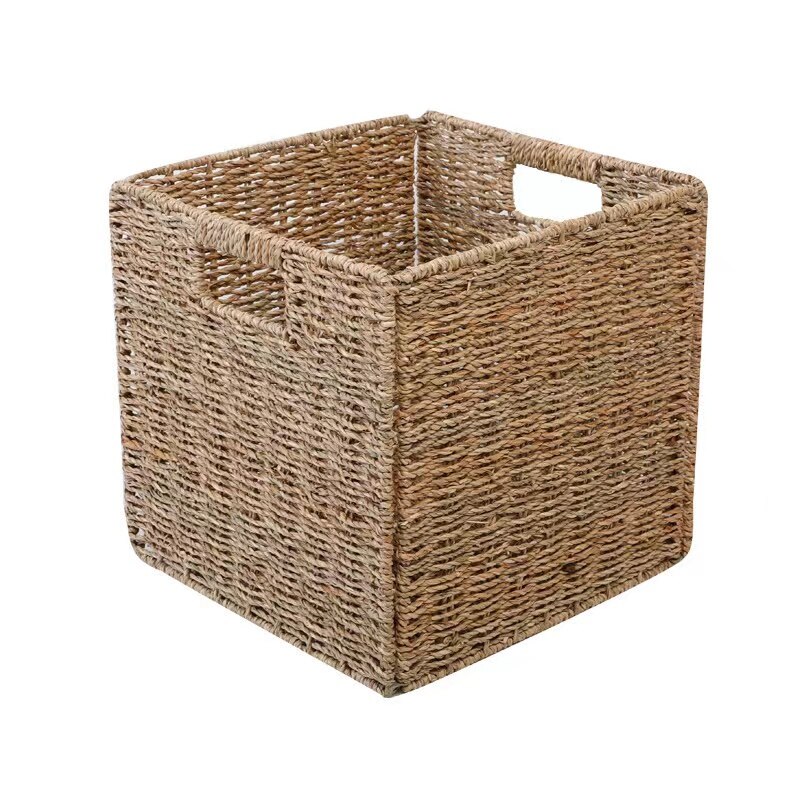 Natural Plant Foldable Storage Basket Sea Grass - Image 5