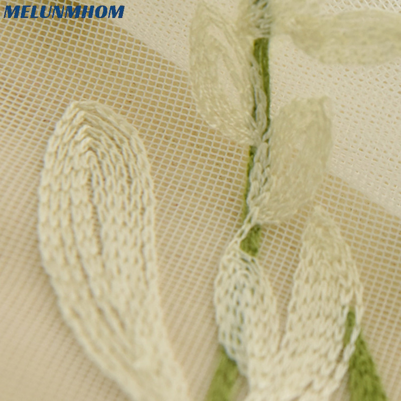 Woven Cortina Rice Spike Tulle Screens Curtain - Image 7