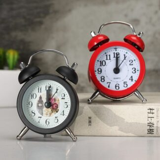 Mini Desktop Metal Alarm Clock