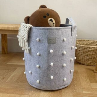 New Foldable Dirty Laundry Basket, Grey